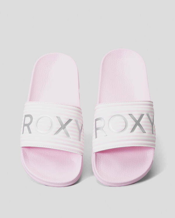 Roxy Girls' Roxy Slippy Slide Sandals for Womens