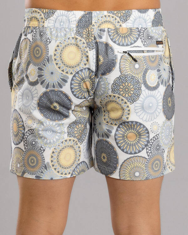 Skylark Radial Elastic Waist Shorts for Mens