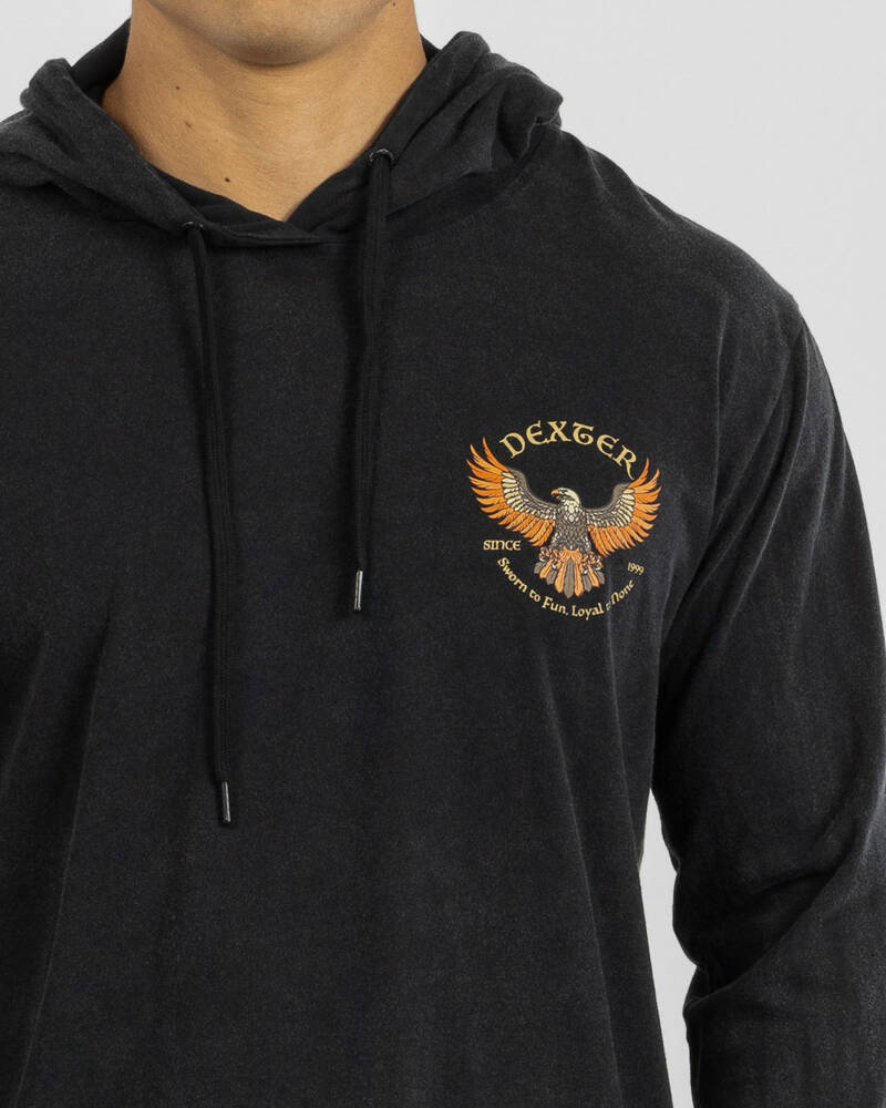 Dexter Born From Ashes Hooded Long Sleeve T-Shirt for Mens