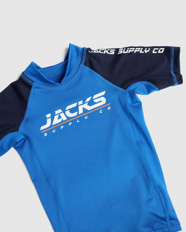 Jacks Toddlers' Rapid Short Sleeve Rash Vest for Mens