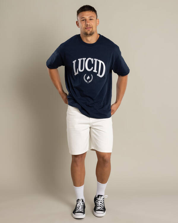 Lucid Inhabit Denim Walk Shorts for Mens