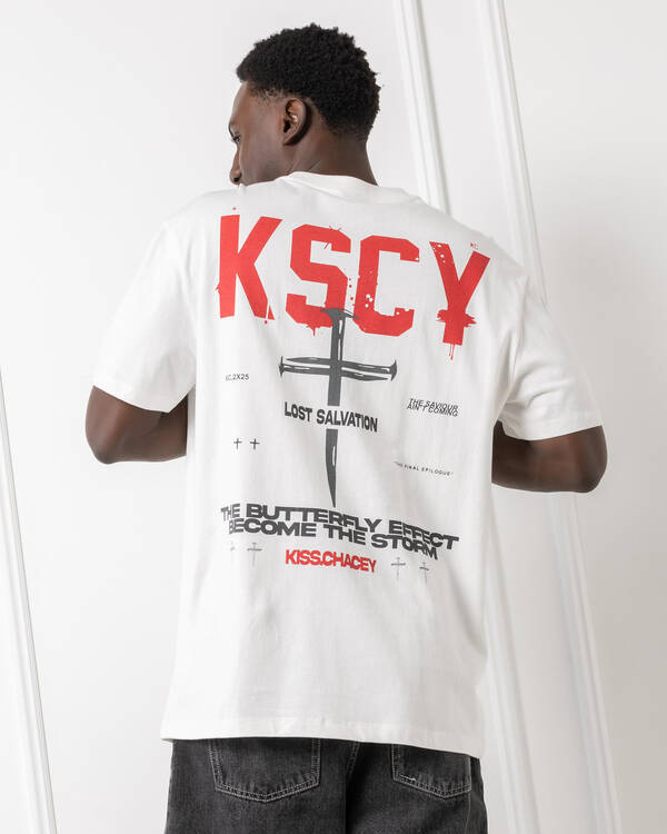 Kiss Chacey Stormed Relaxed T-Shirt for Mens