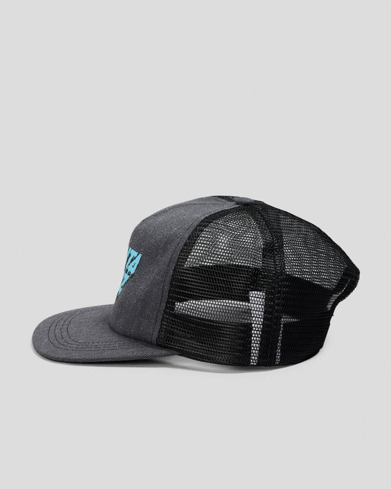 Santa Cruz Boys' Melting Strip Trucker Cap for Mens