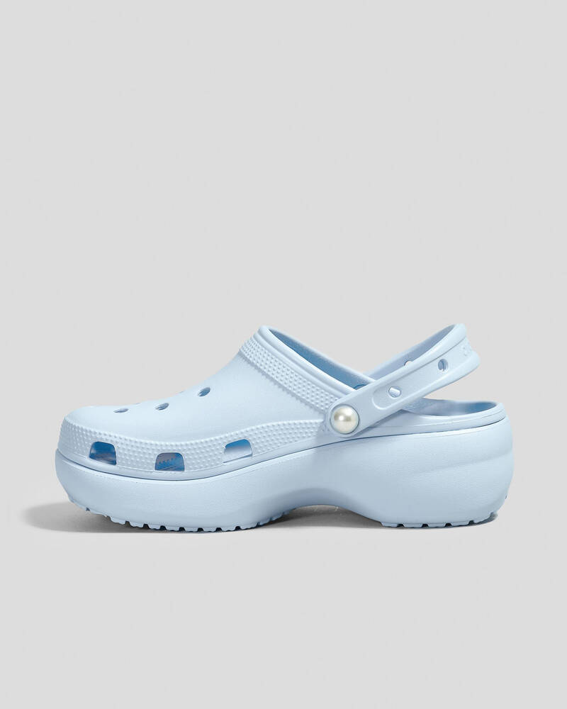 Crocs Classic Platform Pearl Clogs for Womens