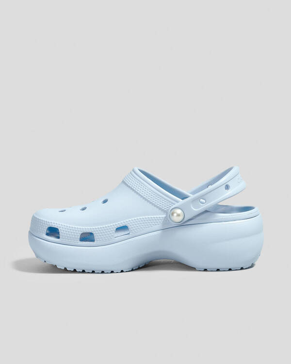 Crocs Classic Platform Pearl Clogs for Womens