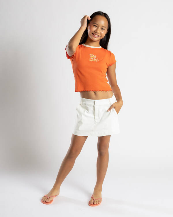 Rip Curl Girls' Summer Solstice Rib T-shirt for Womens