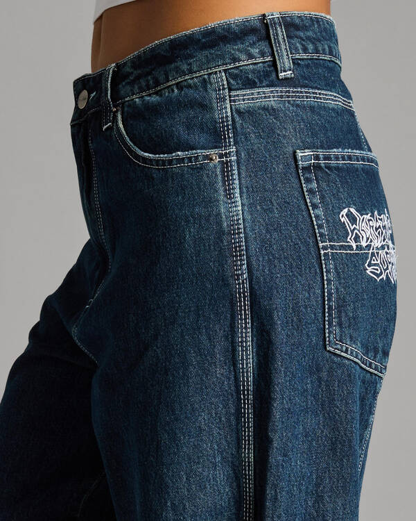 Worship Supplies Cute But Psycho Big Baggy Jean for Womens
