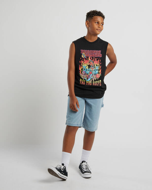 The Mad Hueys Boys' Dugongs And Dragons Muscle Tank for Mens