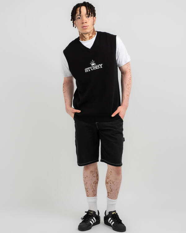 Stussy Glamour Knit Vest for Mens
