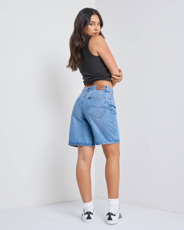 Lee Mid Baggy Shorts for Womens