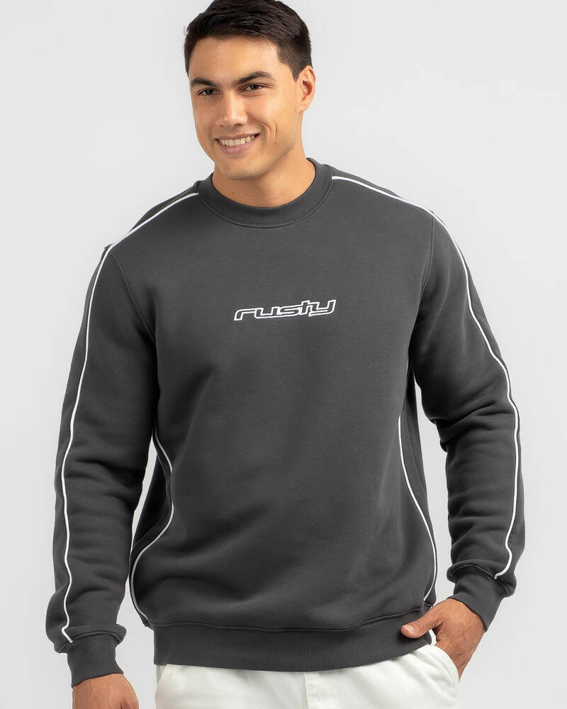 Rusty Fence Hopper Crewneck Sweat for Mens