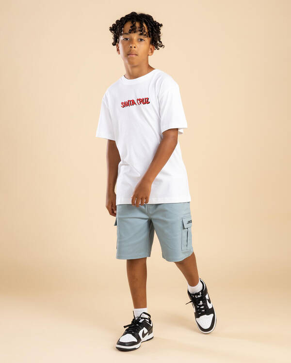 Santa Cruz Boys' Screaming Wave Front T-Shirt for Mens
