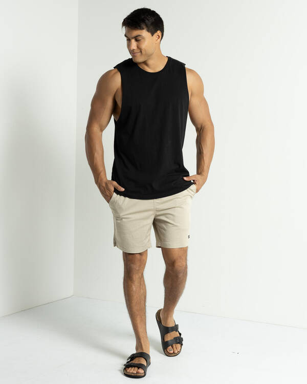 Unit Stone Elastic Shorts for Mens