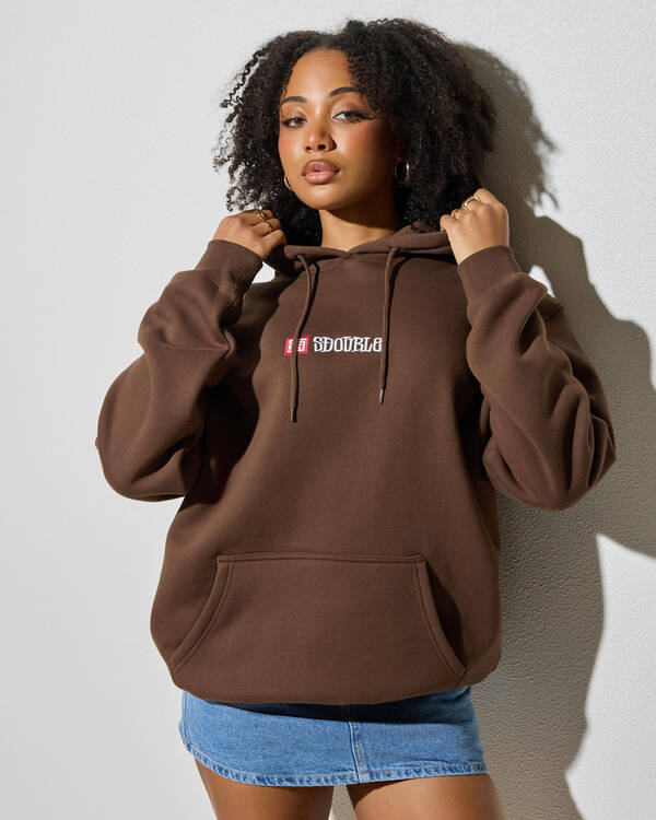 S-Double S-Cube Block Hoodie for Mens