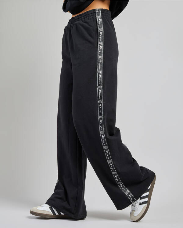 Champion Lux Taping Wide Leg Pants for Womens