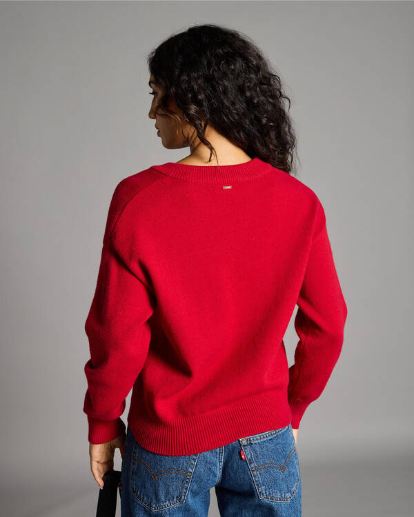 Ava And Ever Hopkins V Neck Knit Jumper for Womens