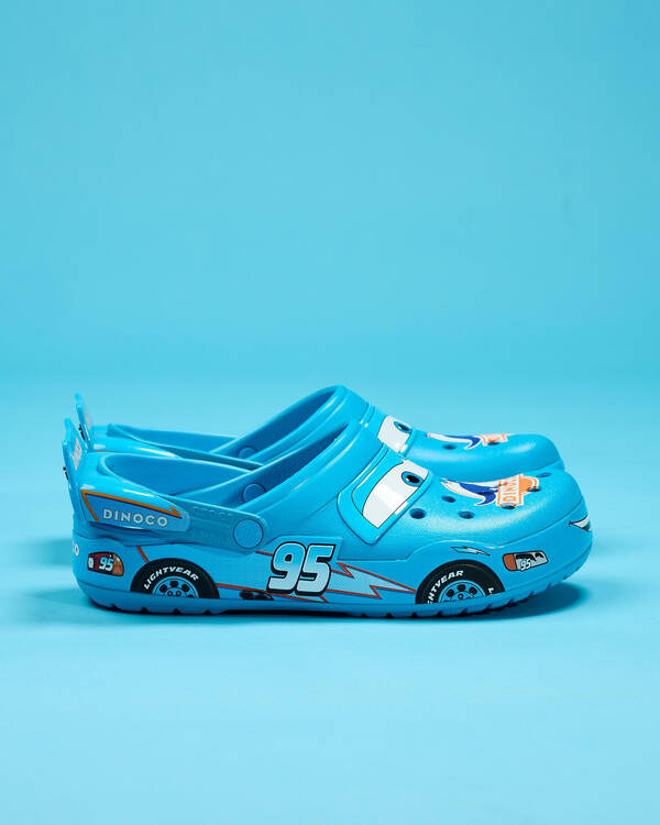 Crocs Lightning McQueen Dinoco CrocBand Clogs for Unisex