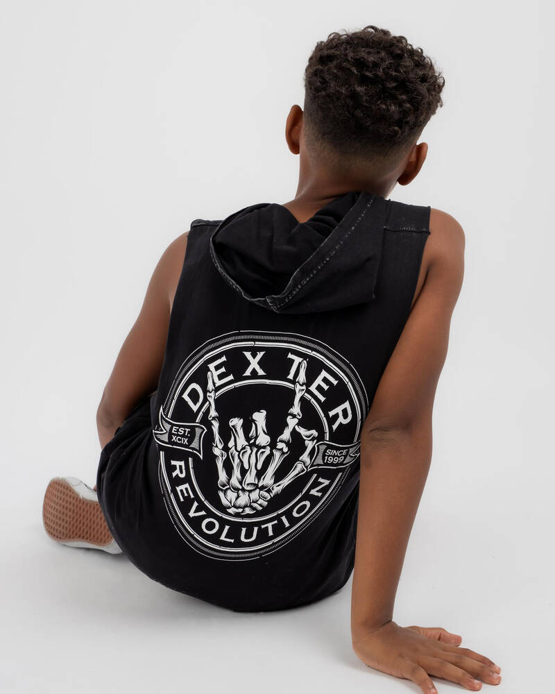 Dexter Boys' Metal Hooded Muscle Tank for Mens