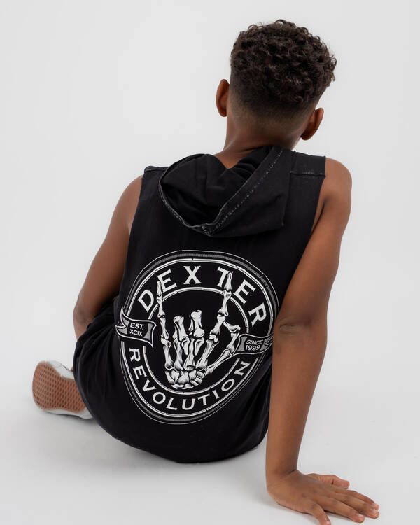 Dexter Boys' Metal Hooded Muscle Tank for Mens