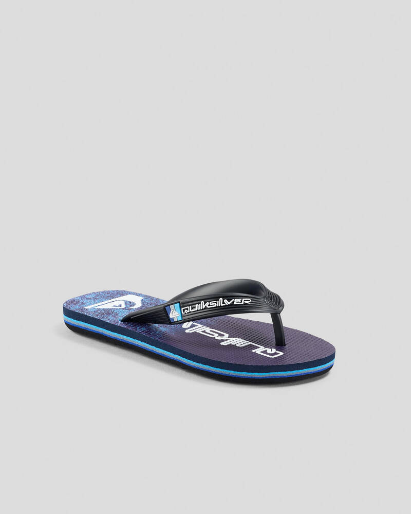 Quiksilver Toddlers' Moncata Art SPKD Thongs for Mens