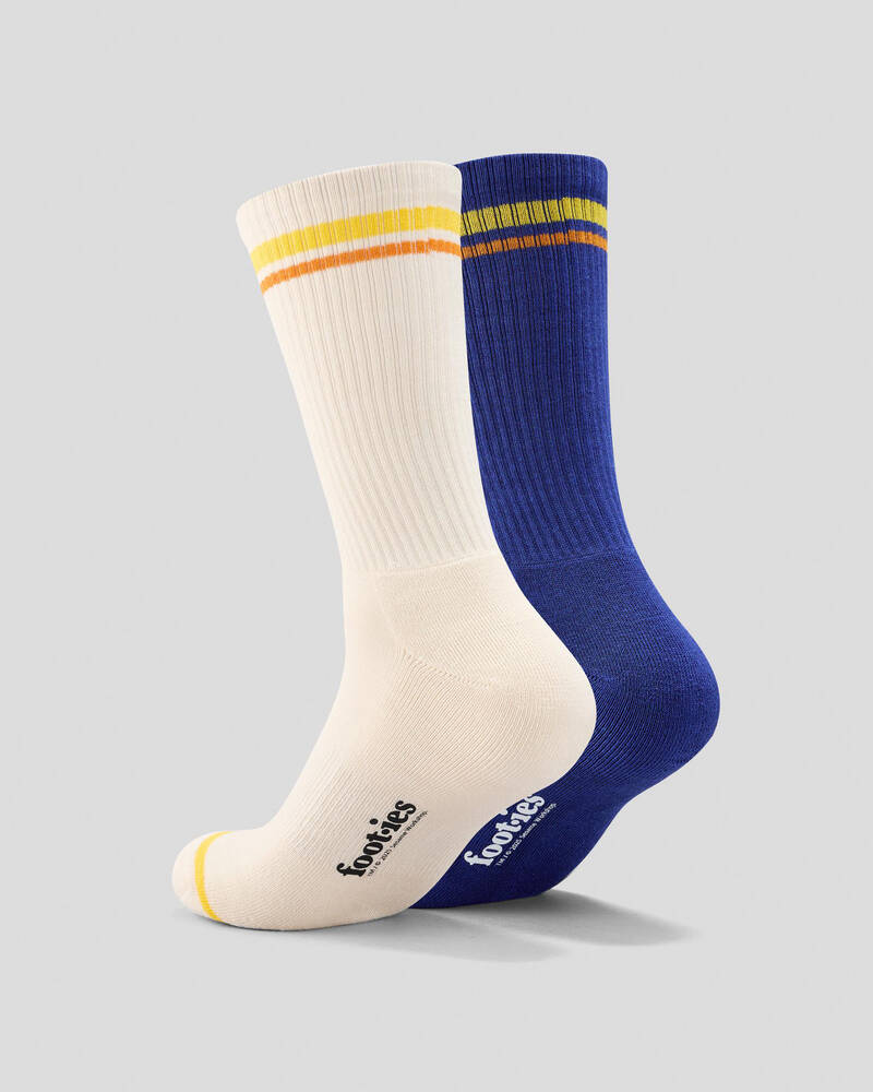 FOOT-IES Big Bird Sneaker Sock 2 Pack for Mens