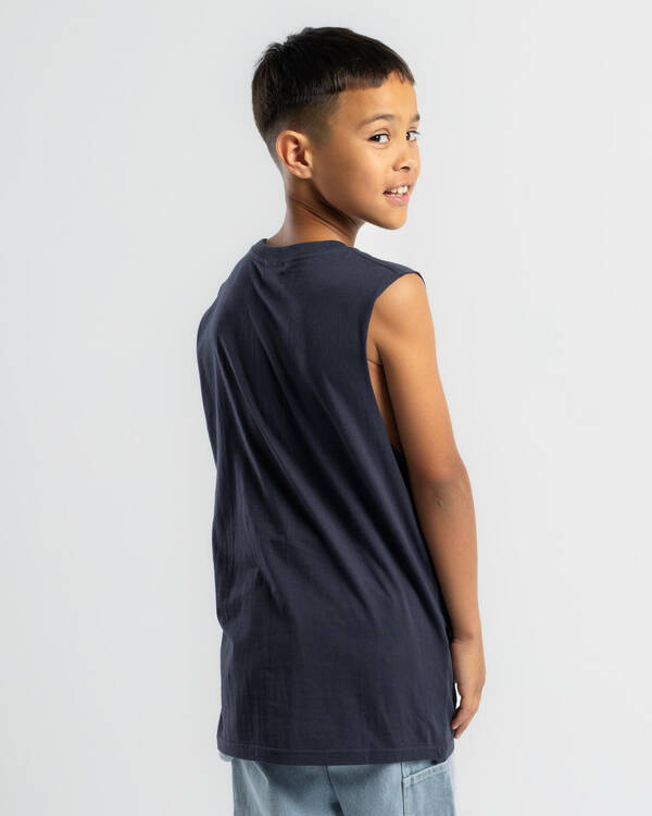 Santa Cruz Boys' Johnson Beast Dot Stack Muscle Tank for Mens