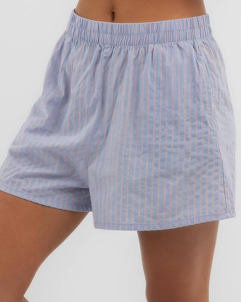 Rhythm Paradiso Stripe Shorts for Womens