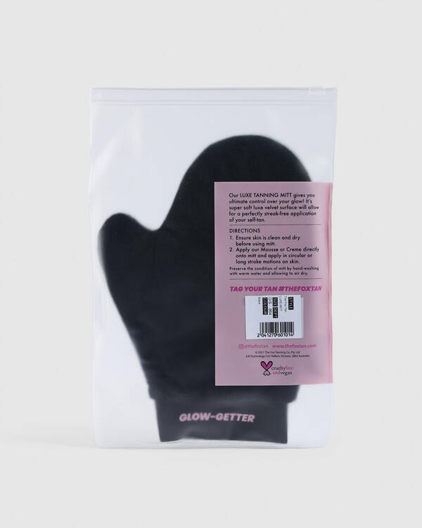 The Fox Tan Luxe Velvet Tanning Mitt for Unisex