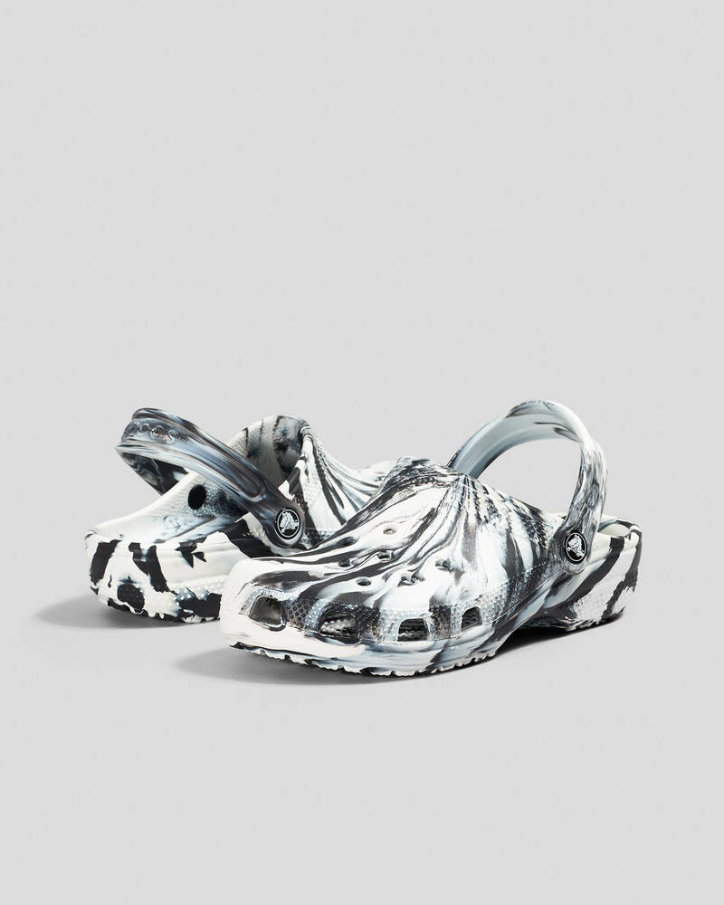 Crocs Kids' Marble Classic Clogs for Unisex