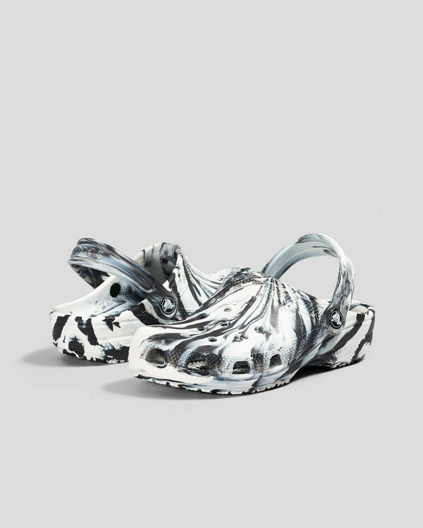 Crocs Kids' Marble Classic Clogs for Unisex