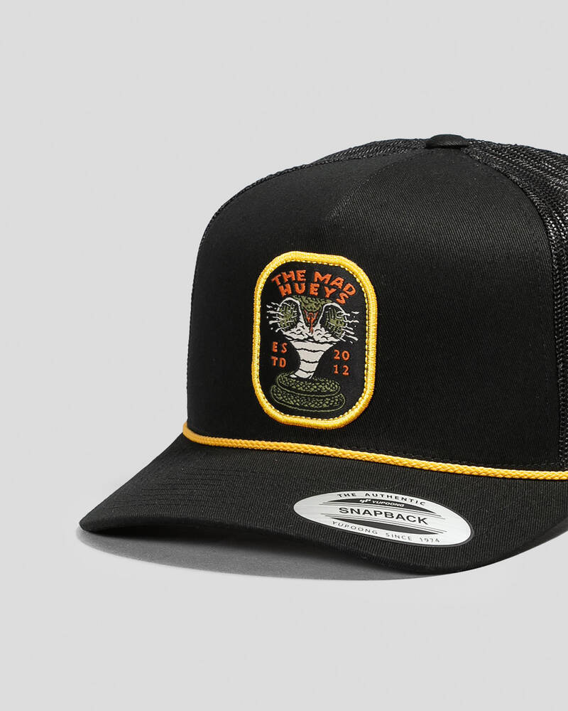 The Mad Hueys Double Spit Twill Trucker Cap for Mens