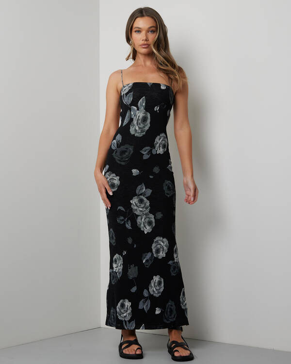 Ava And Ever Rosette Maxi Dress for Womens