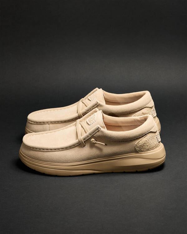 HEYDUDE Wally COMF Suede Shoes for Mens