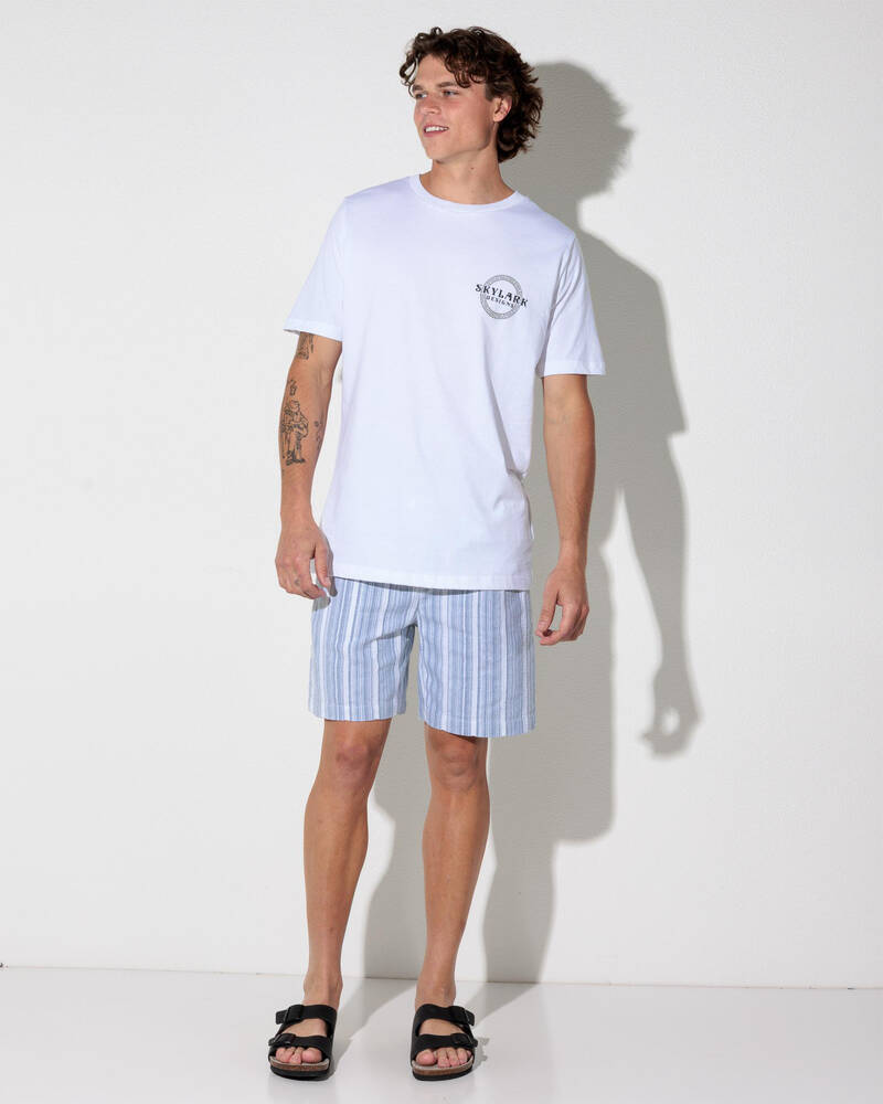 Skylark Stratus Elastic Waist Shorts for Mens