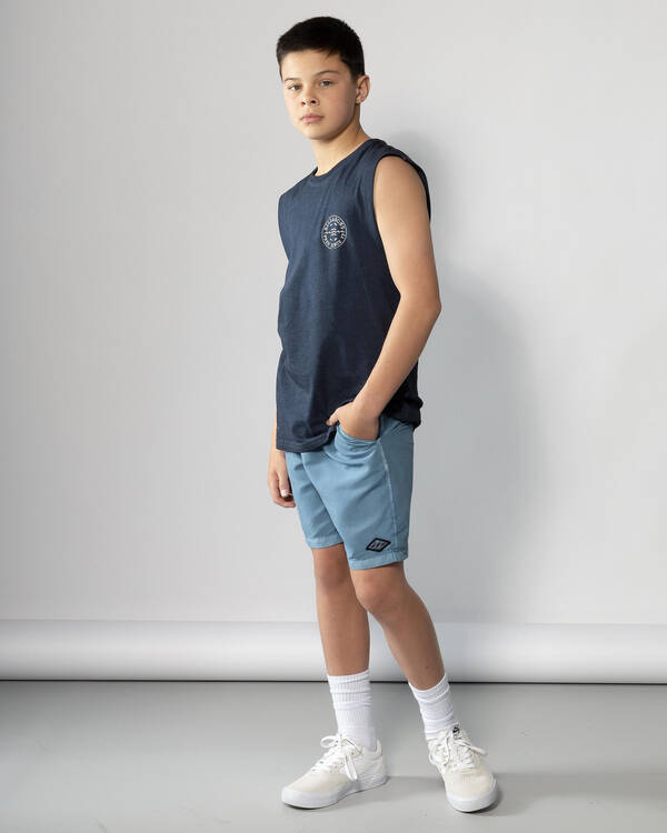 Billabong Boys' All Day Overdye Layback Beach Shorts for Mens