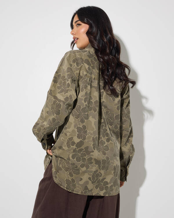 Rip Curl Paradise Camo Shirt for Womens