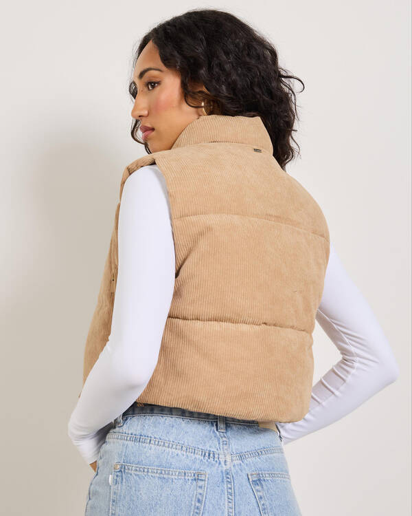 Ava And Ever Icy Cord Puffer Vest for Womens