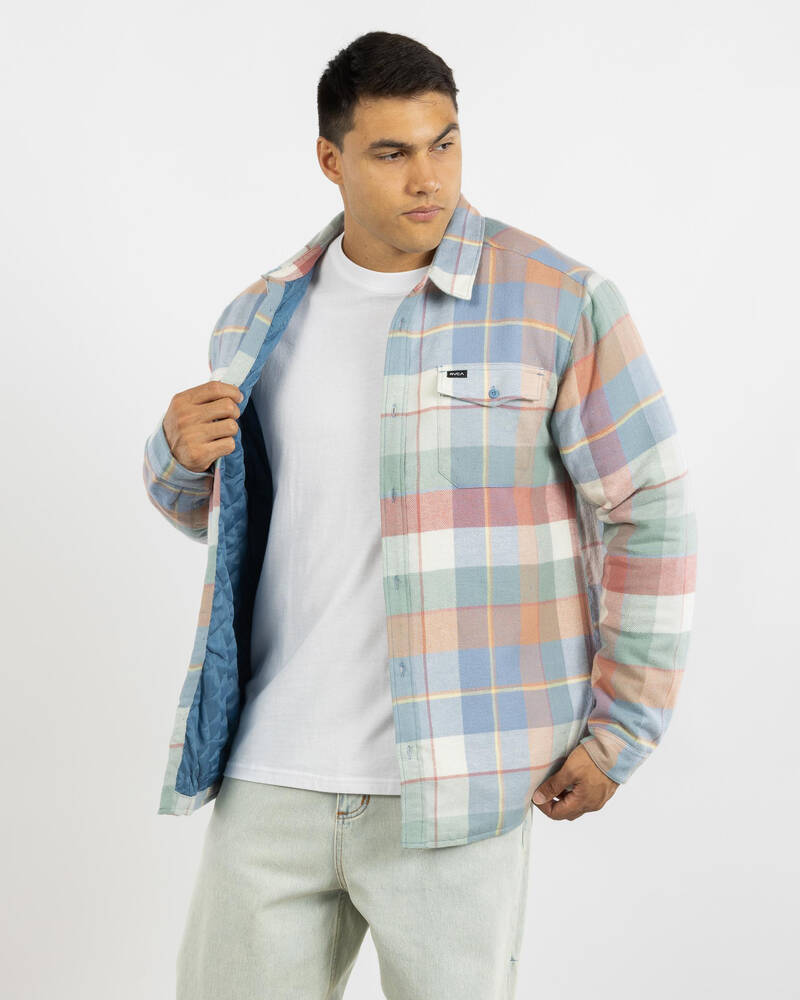 RVCA Replacement Quilted Flannel Shirt for Mens