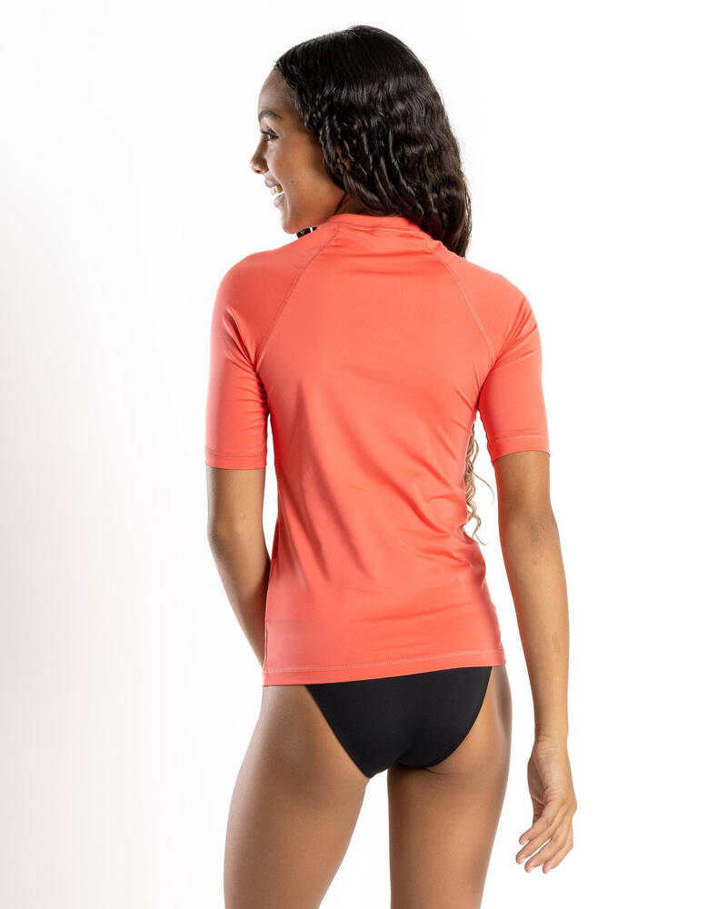Roxy Girls' Essential Short Sleeve Rash Vest for Womens