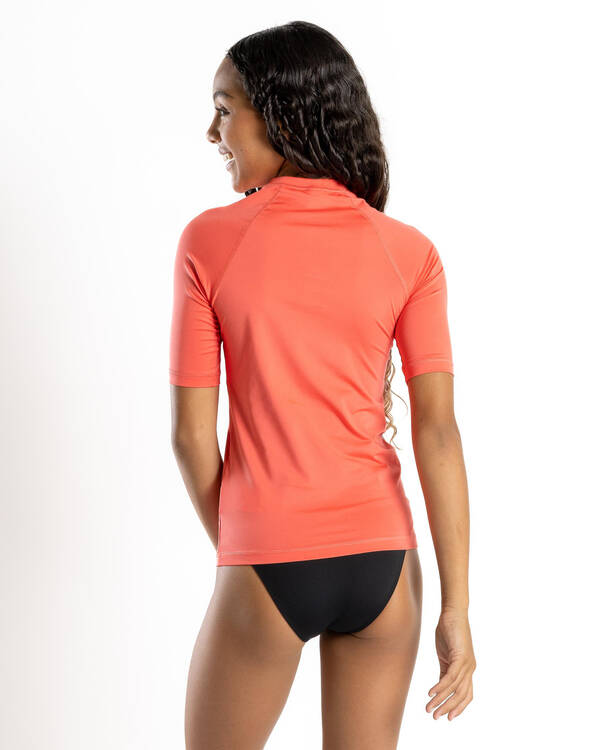 Roxy Girls' Essential Short Sleeve Rash Vest for Womens
