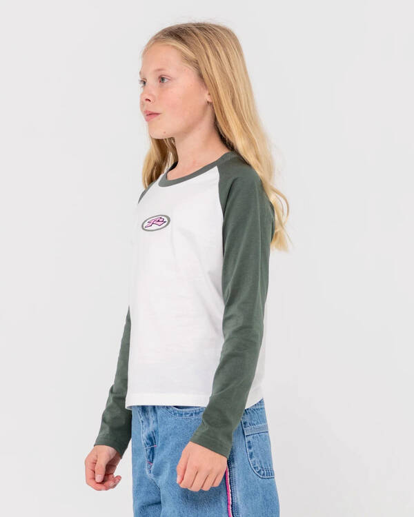 Rusty Girls' Heritage Long Sleeve T-Shirt for Womens