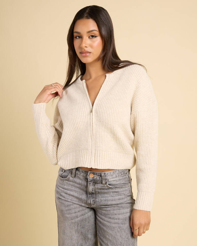 Into Fashions Junie Zip Knit for Womens