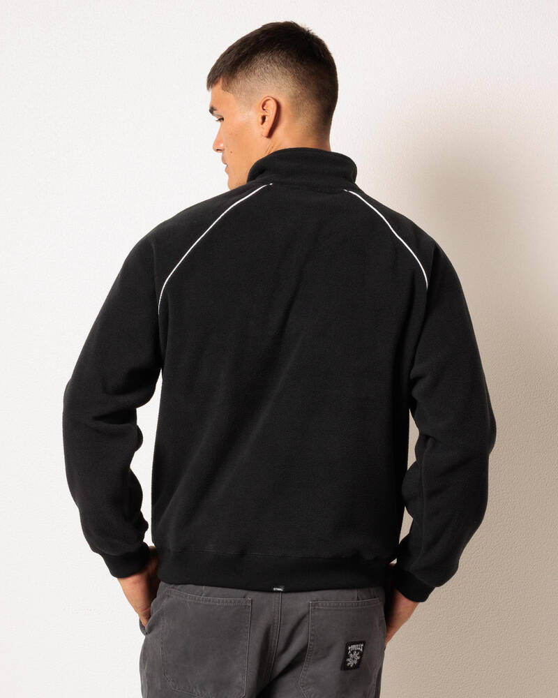 Thrills Thrill Of Victory Raglan Quarter Zip Polar Fleece for Mens
