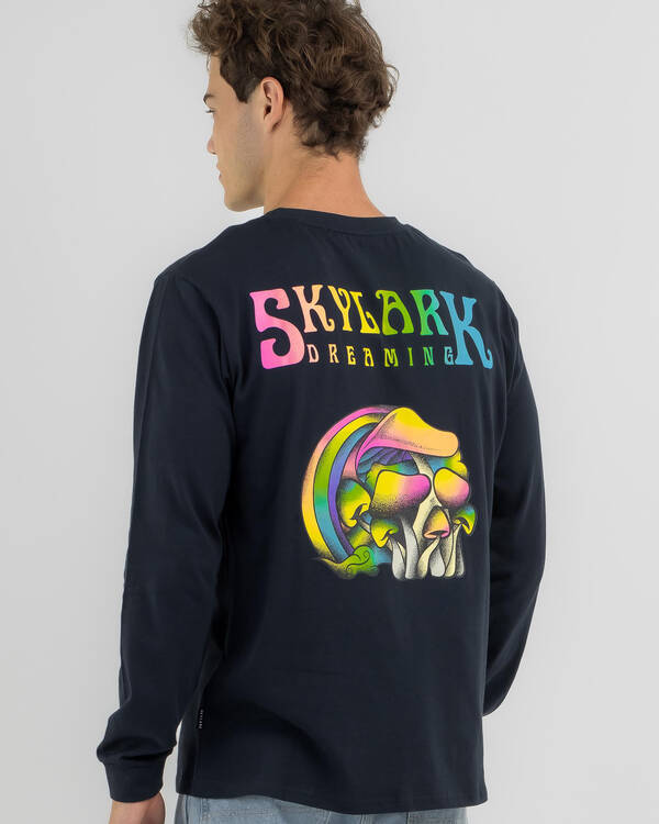 Skylark Trippy Long Sleeve T-Shirt for Mens