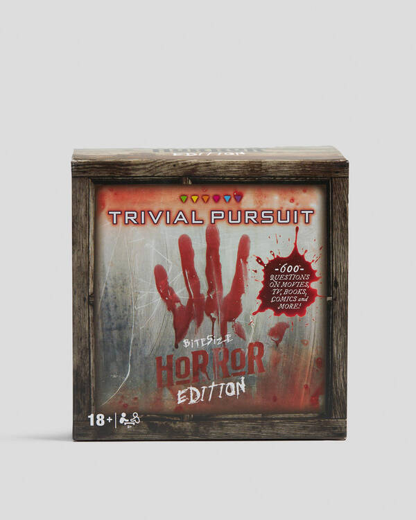 Trivial Pursuit Bitesize Horror Edition Card Game for Unisex