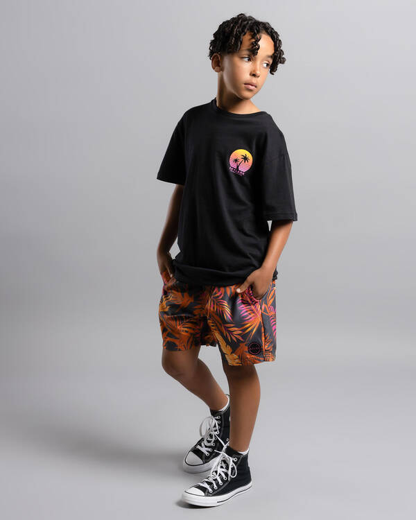 Skylark Boys' Fern Elastic Waist Shorts for Mens