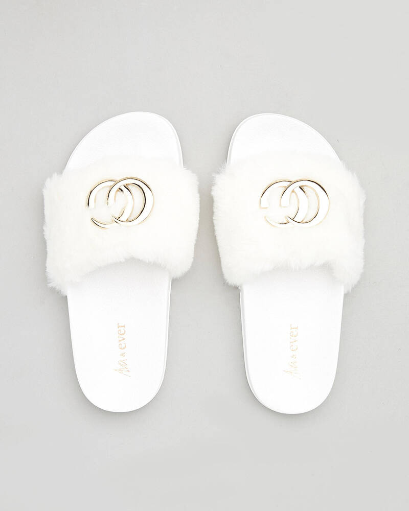 Ava And Ever Girls' Hearsay Slide Sandals for Womens