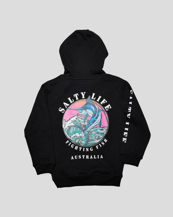 Salty Life Toddlers' Fighting Fish Hoodie for Mens