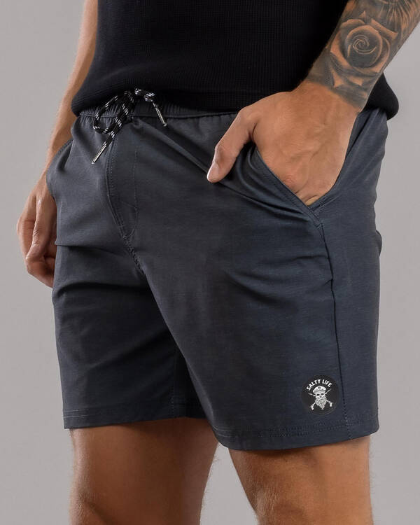 Salty Life Formal Elastic Waist Shorts for Mens