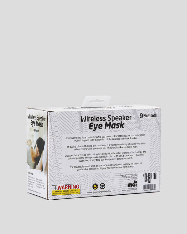 Get It Now Wireless Audio Eyemask for Unisex